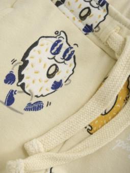 Ensemble garçon en coton bio – Sweat & pantalon à imprimé donuts