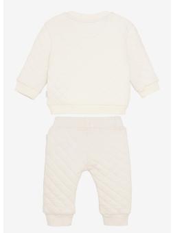 Ensemble bébé coton bio Ecru – Confort doux & look unisexe