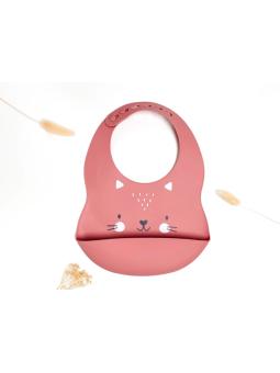 Bavoir bébé en silicone motif animal