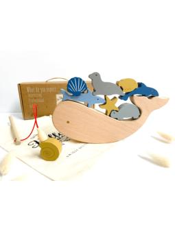Jeu de Pêche Aimanté en Bois