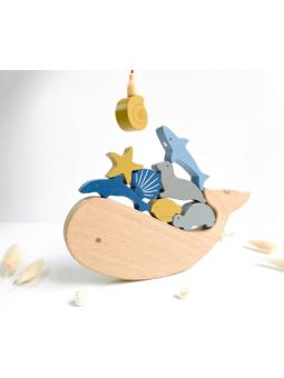 Jeu de Pêche Aimanté en Bois