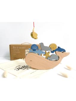 Jeu de Pêche Aimanté en Bois