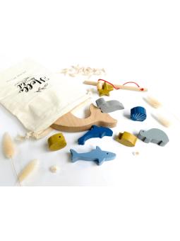 Jeu de Pêche Aimanté en Bois