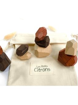 Jeu de Stacking en Bois Menhirs 