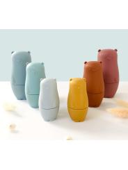 Poupées Russes en Silicone – Jouet d’Éveil Doux et Sensoriel