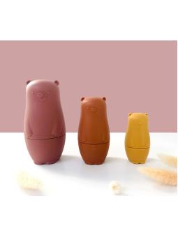 Poupées Russes en Silicone – Jouet d’Éveil Doux et Sensoriel