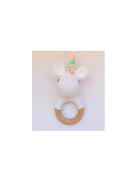 Hochet bois/crochet lapin