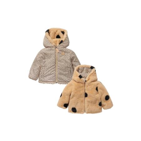 Veste d’hiver réversible bébé fille Metairie Noppies – Douce, chaude et déperlante