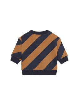 Sweat bébé garçon Scottsville Noppies – Rayures bleu marine en coton bio GOTS