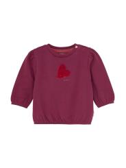 Sweat bébé fille Tullahoma Noppies – Gros cœur rouge en coton bio GOTS