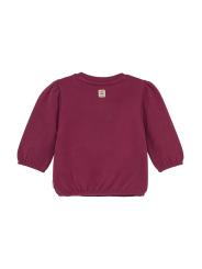 Sweat bébé fille Tullahoma Noppies – Gros cœur rouge en coton bio GOTS