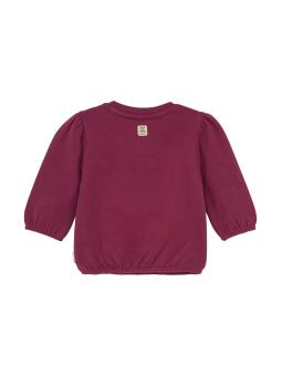 Sweat bébé fille Tullahoma Noppies – Gros cœur rouge en coton bio GOTS