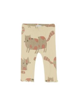 Legging bébé fille Tullytown Noppies – Imprimé chats gris en coton bio GOTS