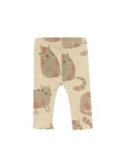 Legging bébé fille Tullytown Noppies – Imprimé chats gris en coton bio GOTS