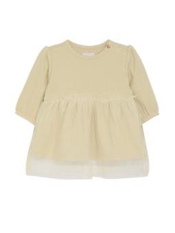 Robe bébé fille Talihina Noppies – Coton bio GOTS avec jupe en tulle écru
