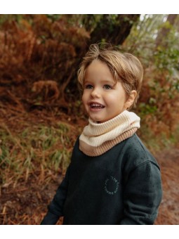 Tour de Cou 1-5 ans Snood Cocoon - Coton Bio, Doublure Polaire