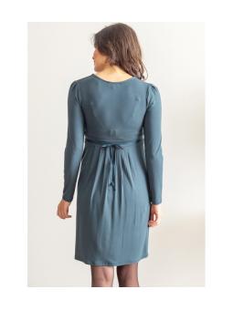 Robe Empire Emy Forest – Robe de grossesse et allaitement en bambou