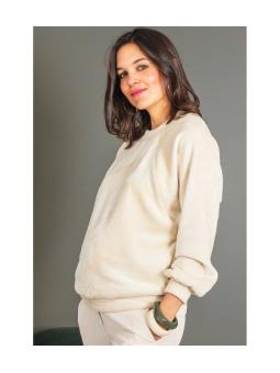 Pull Swan Duveteux – Sweat grossesse et allaitement en molleton doux