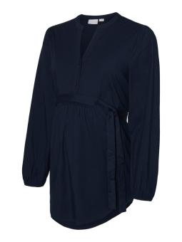 Top grossesse et allaitement Elva – Chemisier col mao manches longues Regular Fit