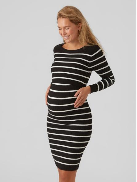 Robe tricotée Newsv June | Confort & élégance pour la maternité et l'allaiteme