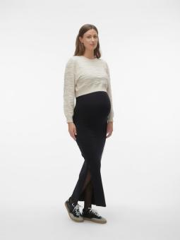 Jupe de maternité Emma Tube noire – Longueur maxi confortable et élégante