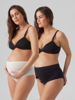 Lot de 2 culottes de grossesse Heal Cotton – Taille haute sans couture coton bio