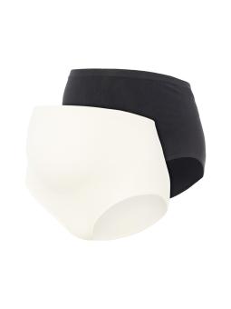 Lot de 2 culottes de grossesse Heal Cotton – Taille haute sans couture coton bio