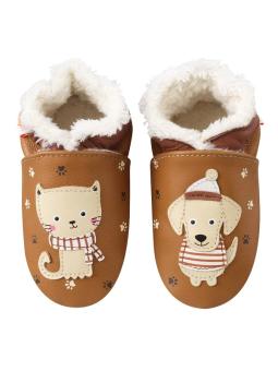 Chaussons Fourrés Côme et Claire