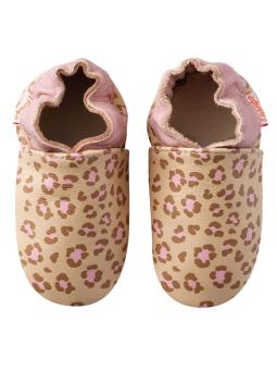 Chaussons bébé en cuir souple Alba 