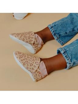 Chaussons bébé en cuir souple Alba 