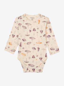 Bodu manches Longues Genny : un champignon de douceur pour votre bébé