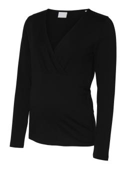 Top croisé Kerry grossesse et allaitement – Manches longues coton bio