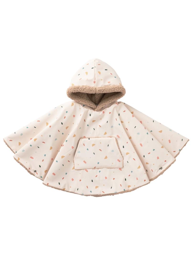 Ciré poncho bébé imperméable doublé Sherpa