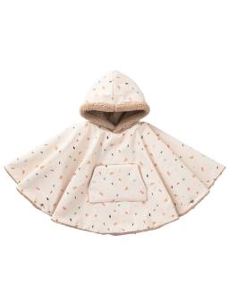 Ciré poncho bébé imperméable doublé Sherpa