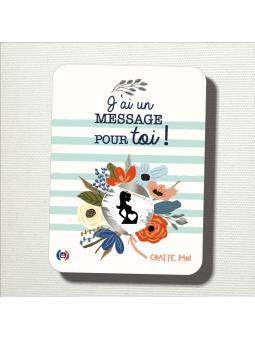 Carte à Gratter Annonce Grossesse 