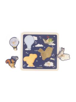 Puzzle Sensoriel en Bois "Little Adventurers"