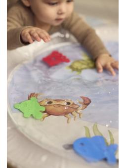 Tapis d'Eau Sensoriel "Amis de la Mer" – Le Tapis d'Éveil Idéal pour le Tummy Time