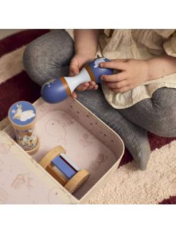 Valisette de Jeu "Mes Premiers Jouets Sensoriels en Bois" – L'Éveil Doux et Naturel (6 Mois)