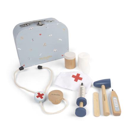 Mallette Docteur en Bois du Petit Docteur – Jeu d'Imitation Éveiller l'Empathie