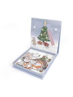 Jeu Magnétique "Wonderful Winter" – Décoration de Noël et Amis de la Forêt