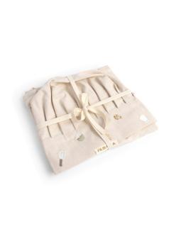 Ensemble Tablier & Toque Cuisinier Enfant GOTS – L'Aventure Pâtisserie du Lièvre