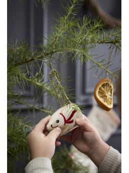Décoration d'Hiver Brodé Personnalisable – Amis de la Forêt (Vendu à l'Unité)