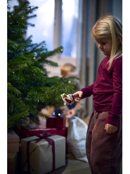 Décoration d'Hiver Brodé Personnalisable – Amis de la Forêt (Vendu à l'Unité)