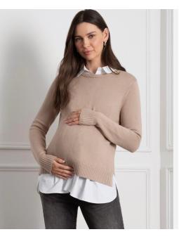 Pull Maternité & Allaitement "Kerryn" Seraphine – L'Élégance Confortable 2-en-1