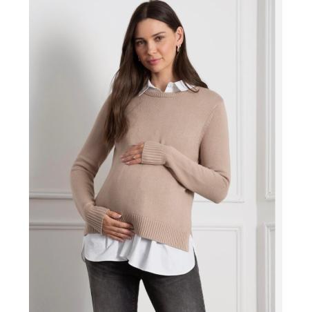Pull Maternité & Allaitement "Kerryn" Seraphine – L'Élégance Confortable 2-en-1