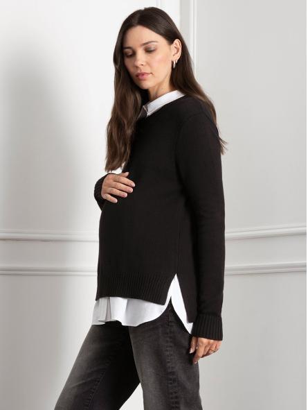 Pull Maternité & Allaitement "Kerryn" Seraphine – L'Élégance Confortable 2-en-1