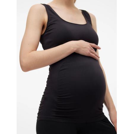 Débardeur Maternité Bodycon Fit – Le Confort Sans Couture en Fibres Recyclées