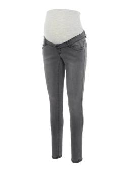 Jeans Maternité Slim Lola Gris – Confort et Soutien pour une Grossesse Stylée
