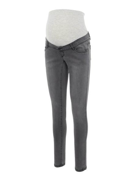 Jeans Maternité Slim Lola Gris – Confort et Soutien pour une Grossesse Stylée