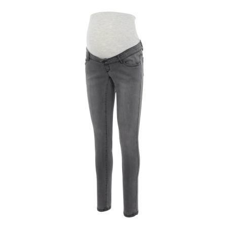 Jeans Maternité Slim Lola Gris – Confort et Soutien pour une Grossesse Stylée